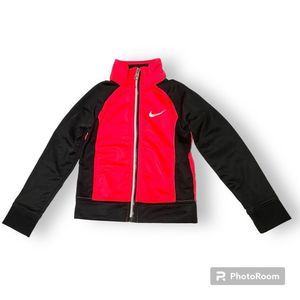 Nike Girls Fullzip Jacket Size 4/XS Pink Black